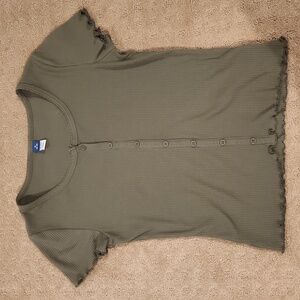 Old Navy Girls XL Dark Green T-Shirt